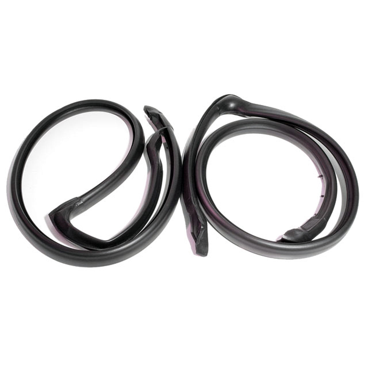 Rr 4020 Molded Roof Rail Seals For 2-Door Hardtop Pair R&L Chrysler Lebaron 1977-1981 3875568, 3875569
