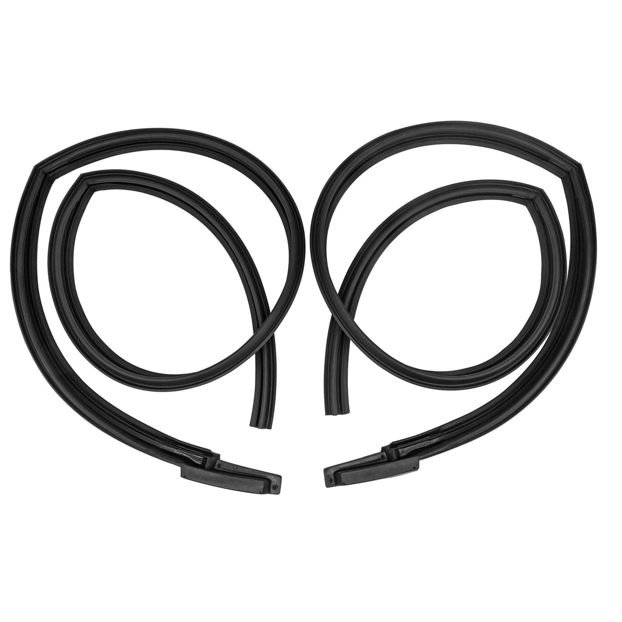 Molded Roof Rail Seals, For 63-64 Deville/Series 62 2-Door Hardtop