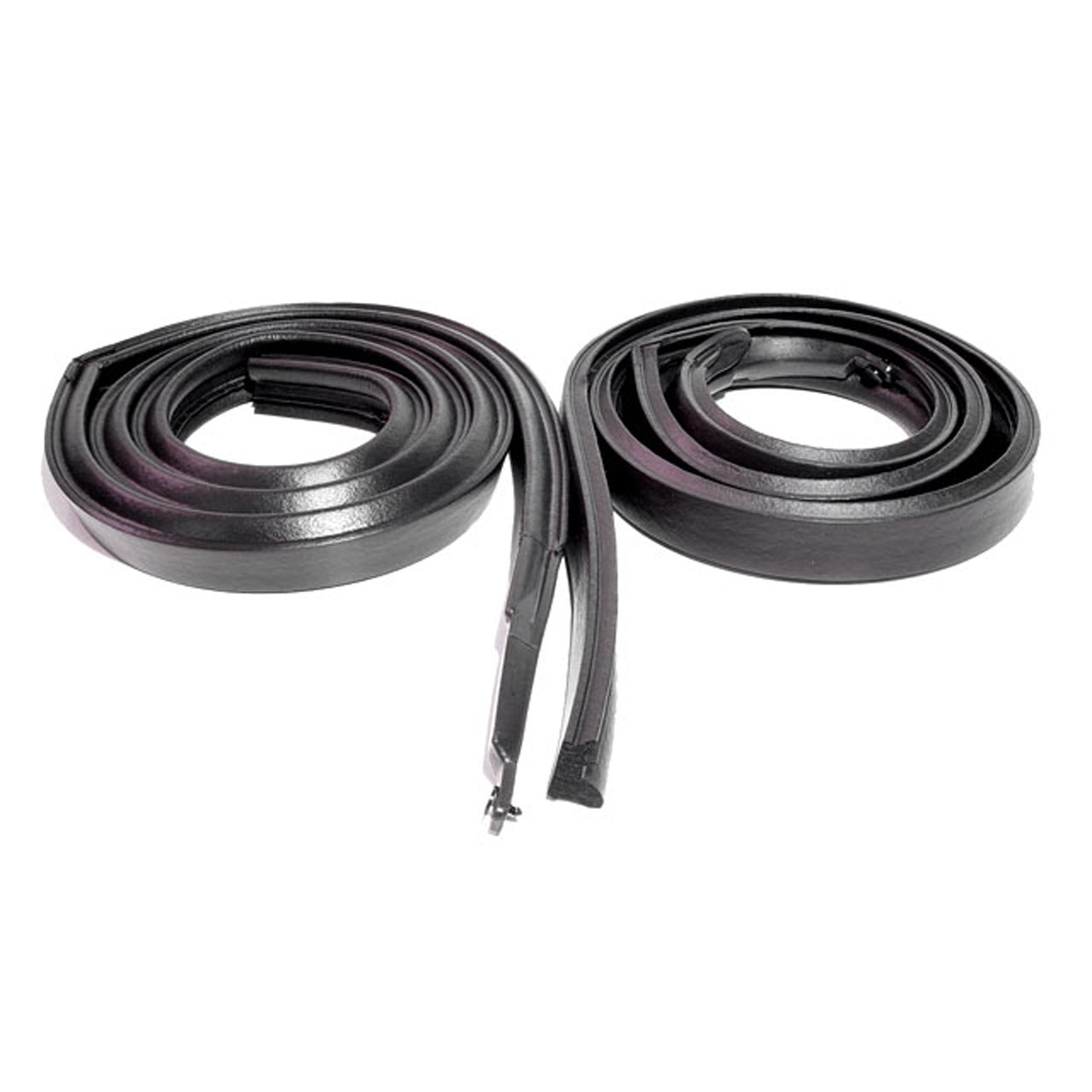Rr 5011 Molded Roof Rail Seals, For 2-Door Hardtop Pair R&L Chevrolet Chevy Ii 1966-1967