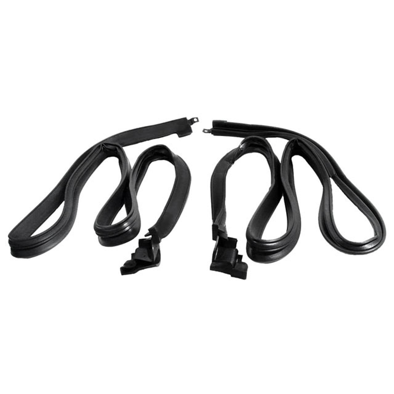Rr 6903 Molded Roof Rail Seals, For 2-Door Fastback Ford Mustang 1967-1968