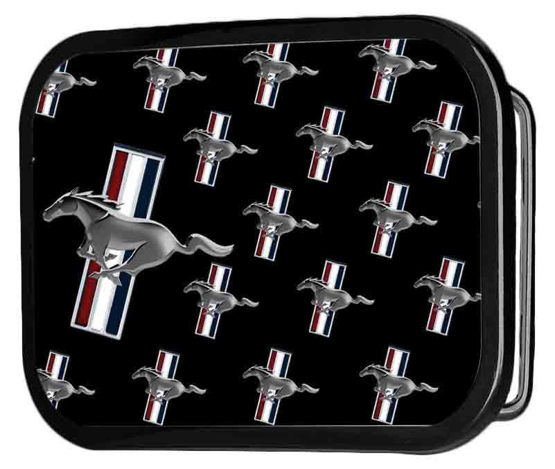 Ford Mustang Mini Tri-Bars Rock Star Buckle