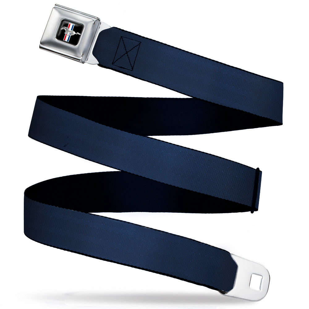 Ford Mustang Emblem Navy Seatbelt Belt
