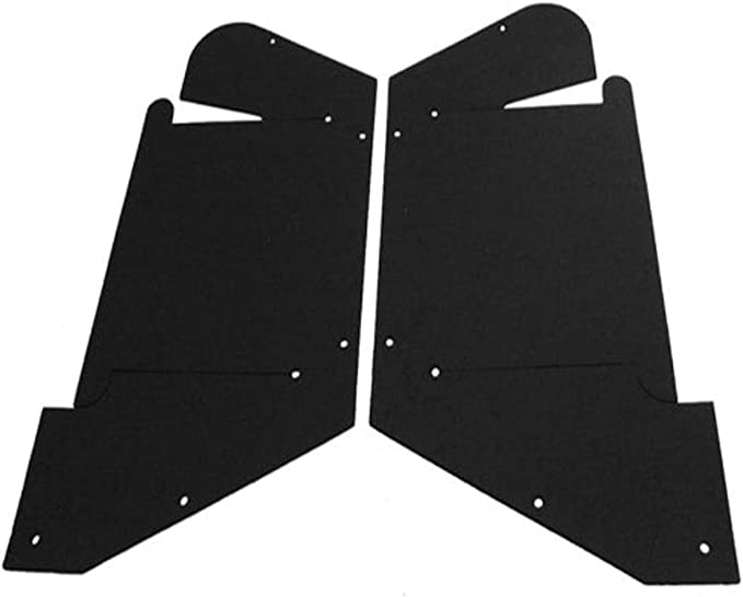 Upper Inner 'A' Frame Splash Flaps. 2-Piece Set.. Fits 65-68 Galaxie
