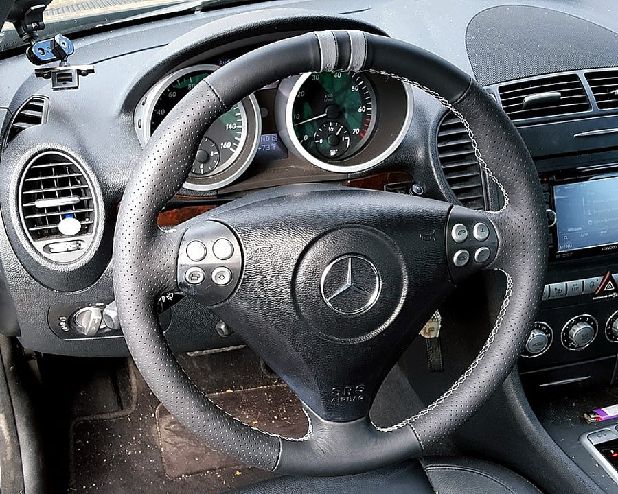 1997-02 Mercedes CLK W208 steering wheel cover - 3-spoke