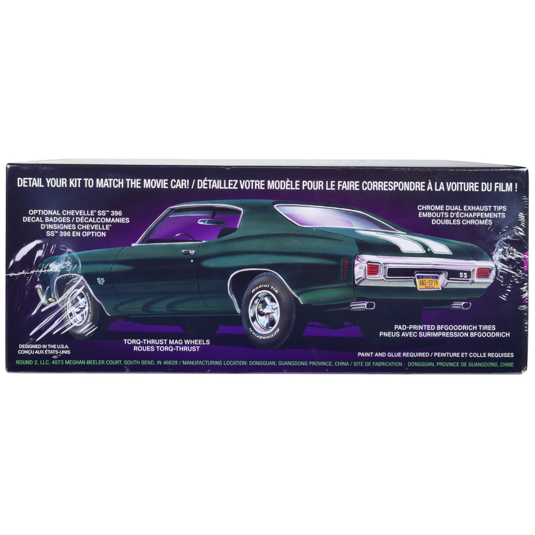 Skill 2 Model Kit 1970 Chevrolet Chevelle SS "John Wick" (2014) Movie 1/25 Scale Model
