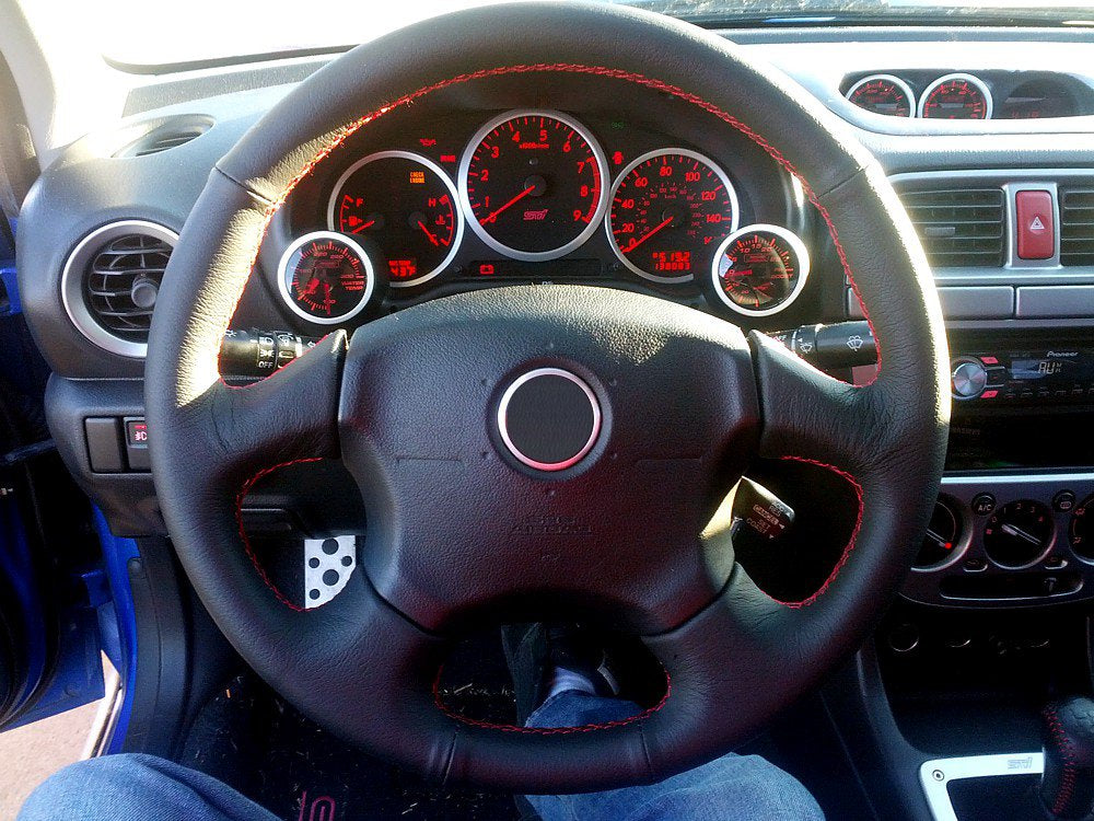 2001-04 Subaru Impreza steering wheel cover - 4-spoke Momo