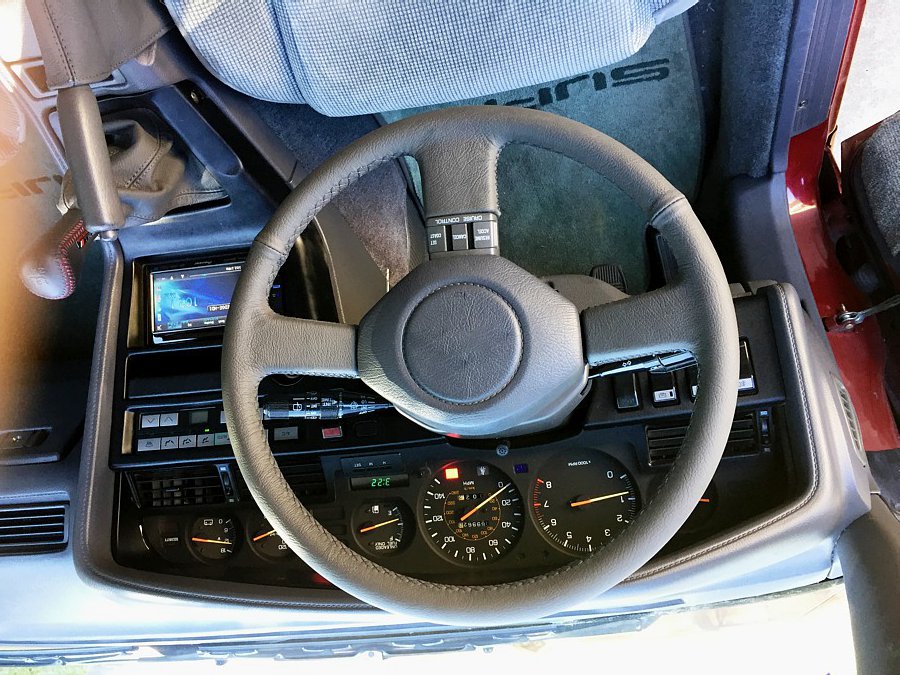 1986-92 Toyota Supra steering wheel cover - 3-spoke version 2