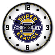 1953-2020 Universal LED Clock Chevrolet Super Service - CA-UN0061-Corvette-Store-Online