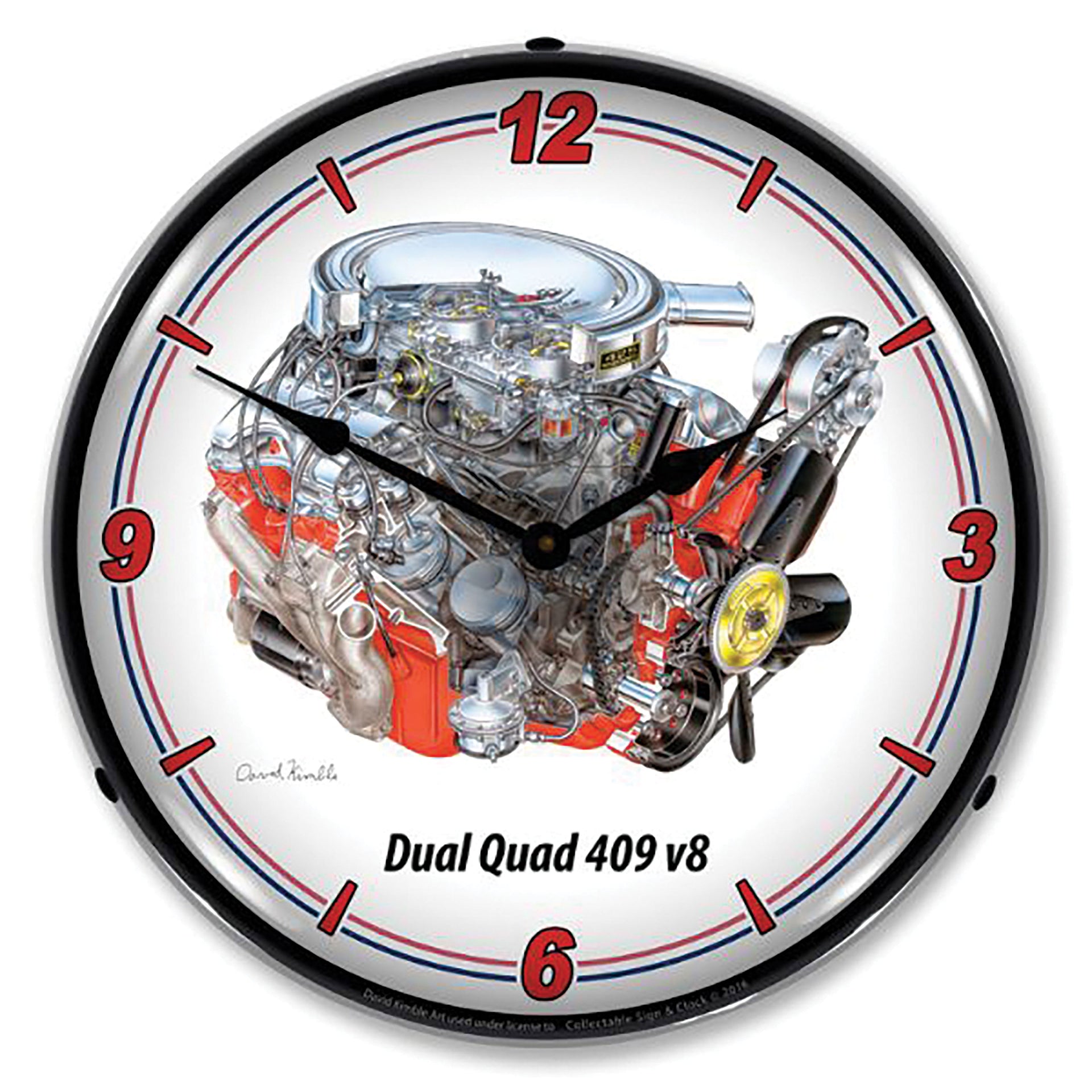 1970-1971 Universal LED Clock Ls6 454 V8 - CA-UN0088-Corvette-Store-Online