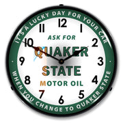 1953-2020 Universal LED Clock Quaker State Oil - CA-UN0102-Corvette-Store-Online