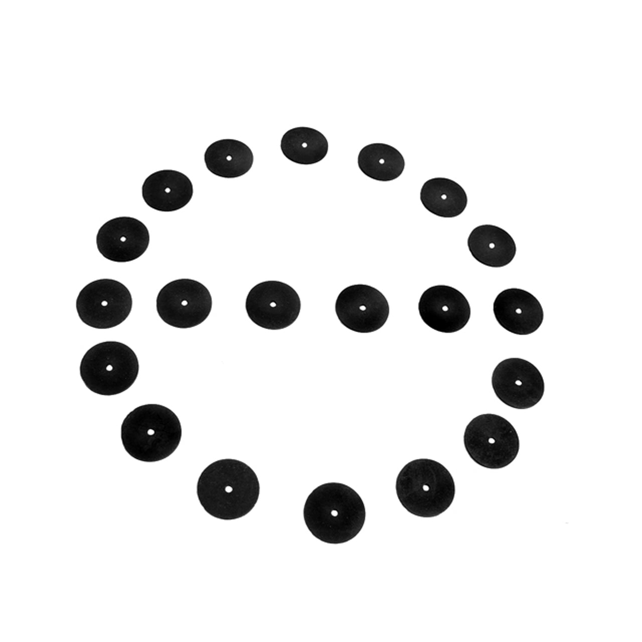 Uw 13 Flat Rubber Washers 1/8" Id, 1" Od, 1/16" Thick