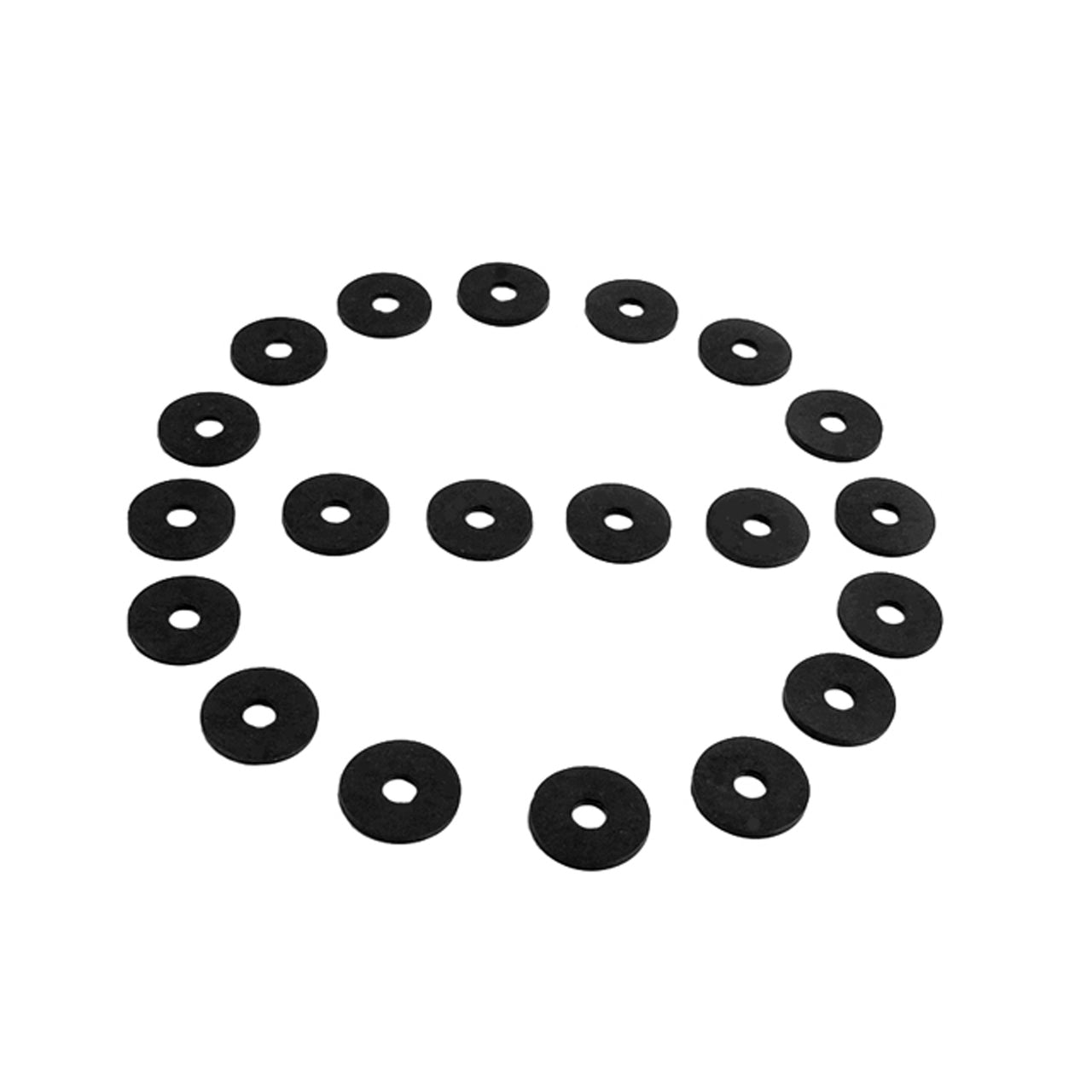 Uw 16 Flat Rubber Washers 7/32" Id, 3/4" Od, 1/16" Thick
