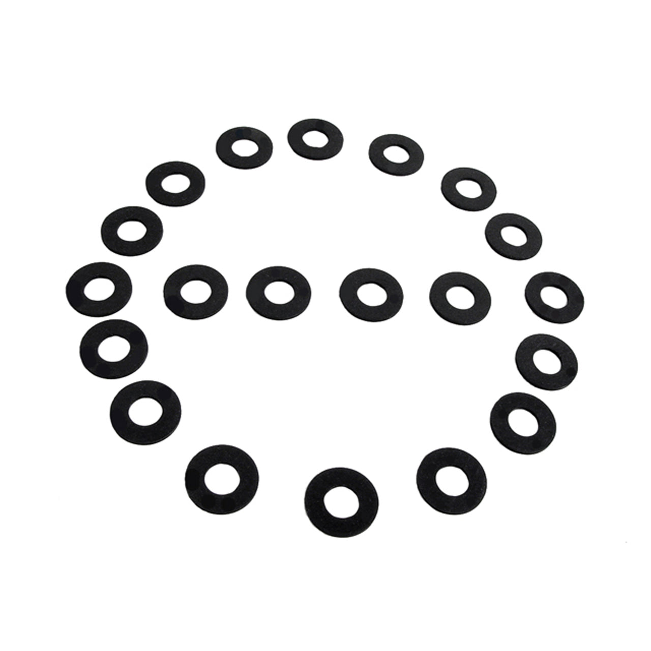 Uw 19 Flat Rubber Washers 3/8" Id, 3/4" Od, 1/16" Thick