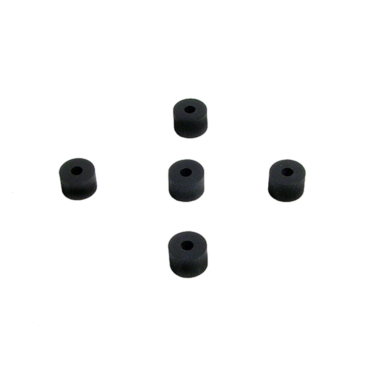 Uw 34 Flat Rubber Washers 1/8" Id, 3/8" Od, 1/4" Thick