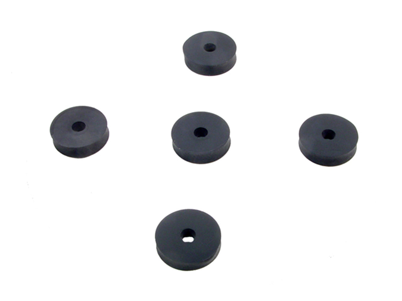Uw 41 Flat Rubber Washers 1/4" Id, 1" Od, 1/4" Thick