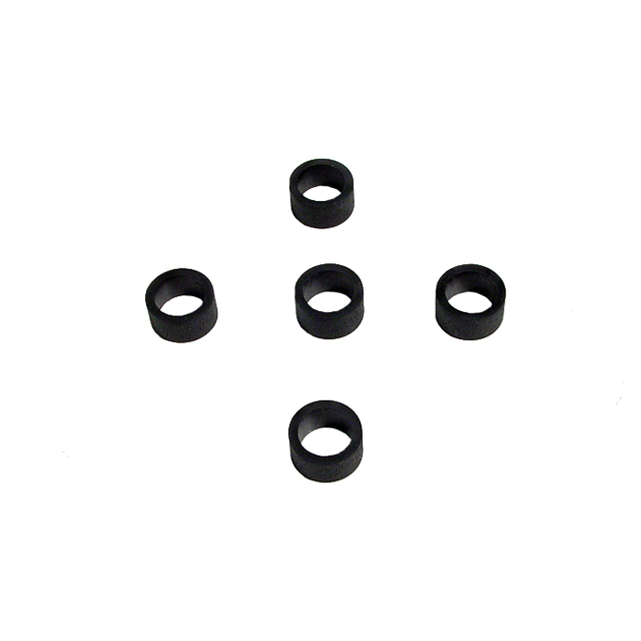Uw 42 Flat Rubber Washers 3/8" Id, 1/2" Od, 1/4" Thick