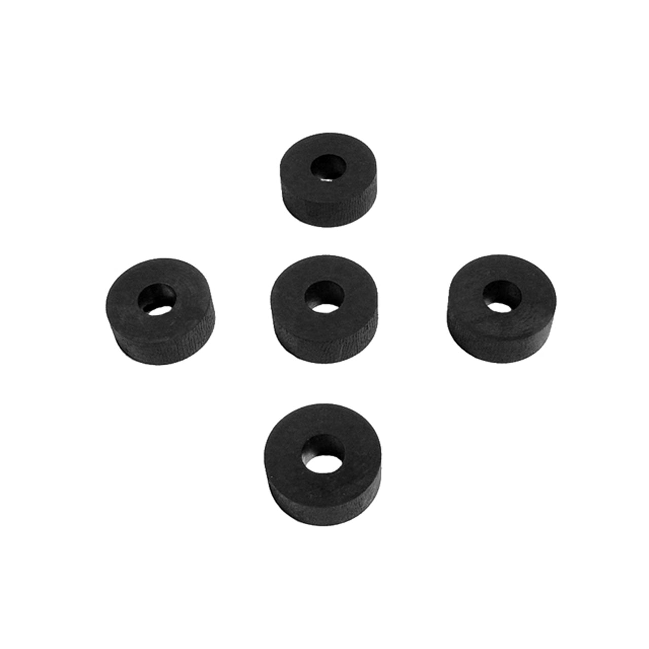 Uw 56 Flat Rubber Washers 3/8" Id, 1" Od, 3/8" Thick