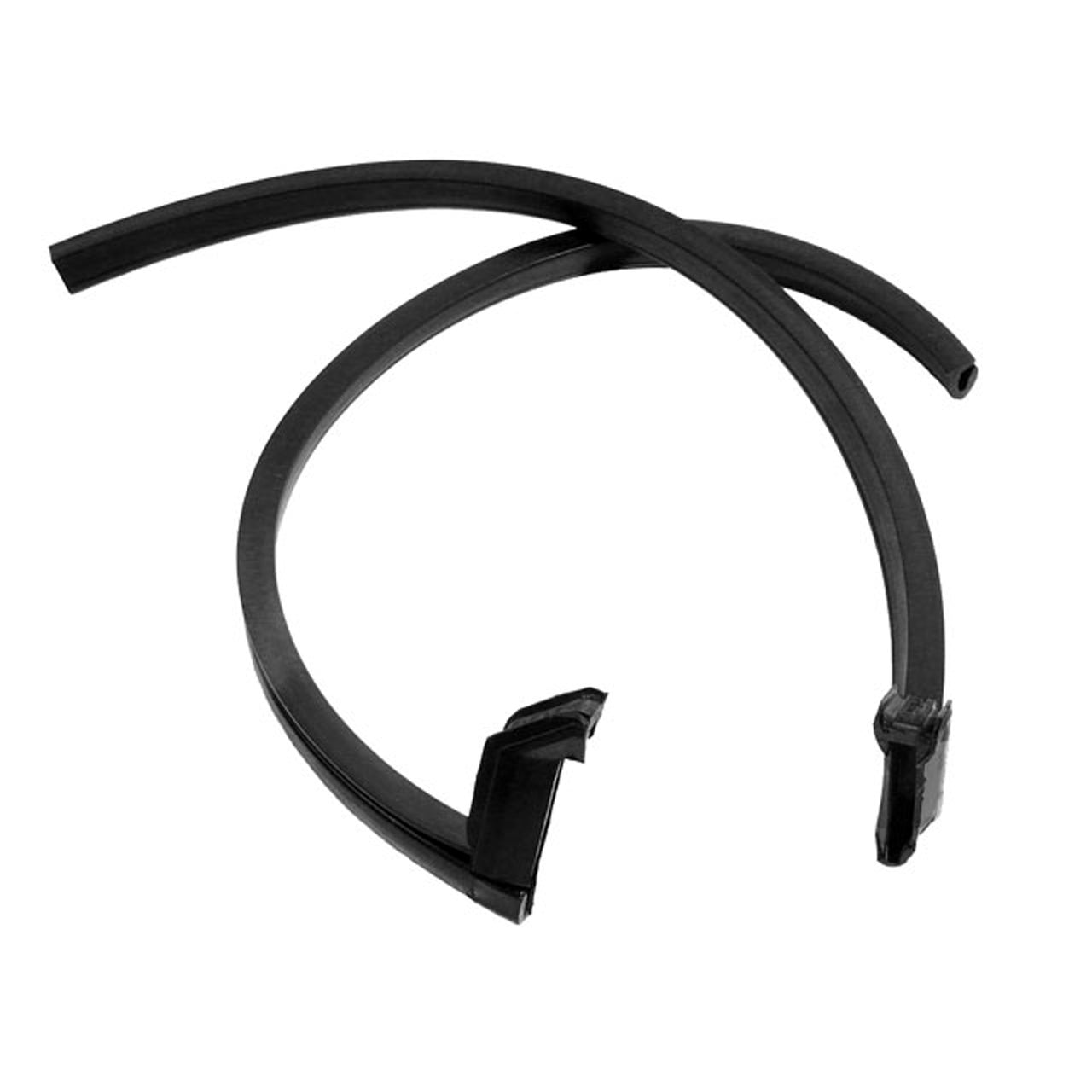 Vs 7-G Rear Roll-Up Window Seals Chrysler 300 1957-1959, Imperial 1957-1959, New Yorker 1957-1959, Newport 1957-1959, Saratoga 1957-1959