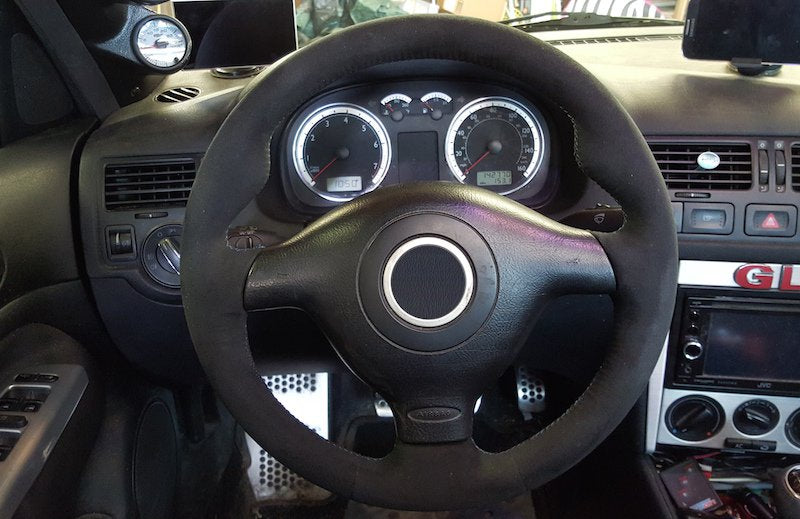 1993-99 Volkswagen Jetta MK III steering wheel cover - 3-spoke