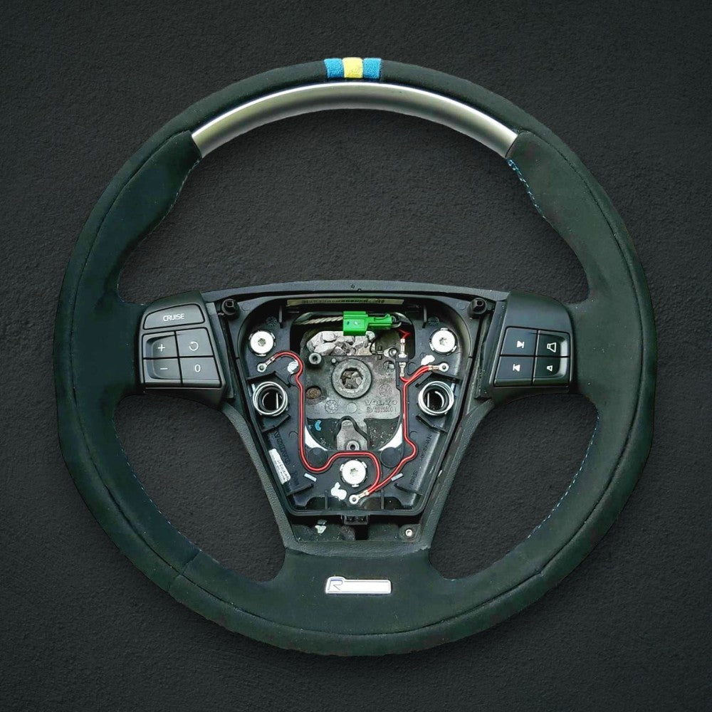 2004-12 Volvo S40 steering wheel cover - R-design