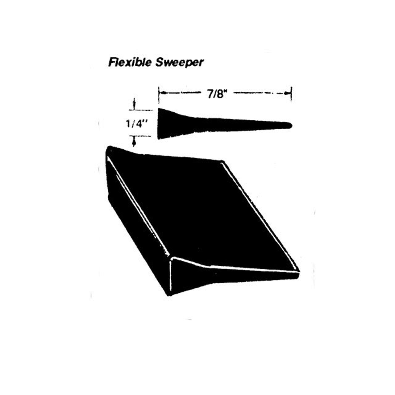 Wc 24-A/Ft Flexible Window Scraper Used On Outside Side Windows Chevrolet Truck 1947-1955