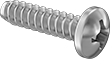Wf 12 Sheet Metal Screws #4 X 3/8" 25-Piece Set