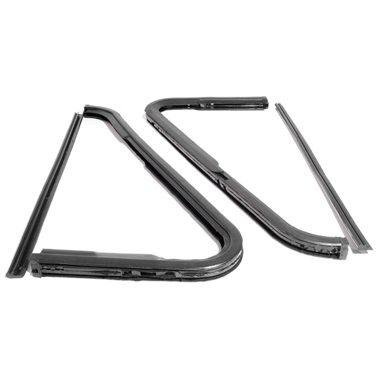 Wr 2005 Front Vent Window Seals W/ Vertical Division Bar Chevrolet C10 Pickup 1964-1966, C20 Pickup 1964-1966, C30 Pickup 1964-1966