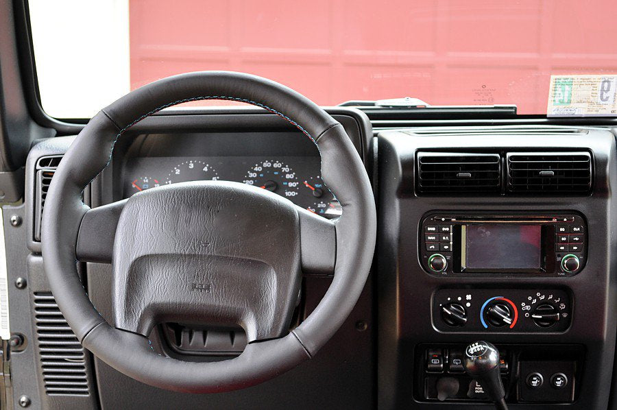 1997-01 Jeep Cherokee steering wheel cover - 4-spoke