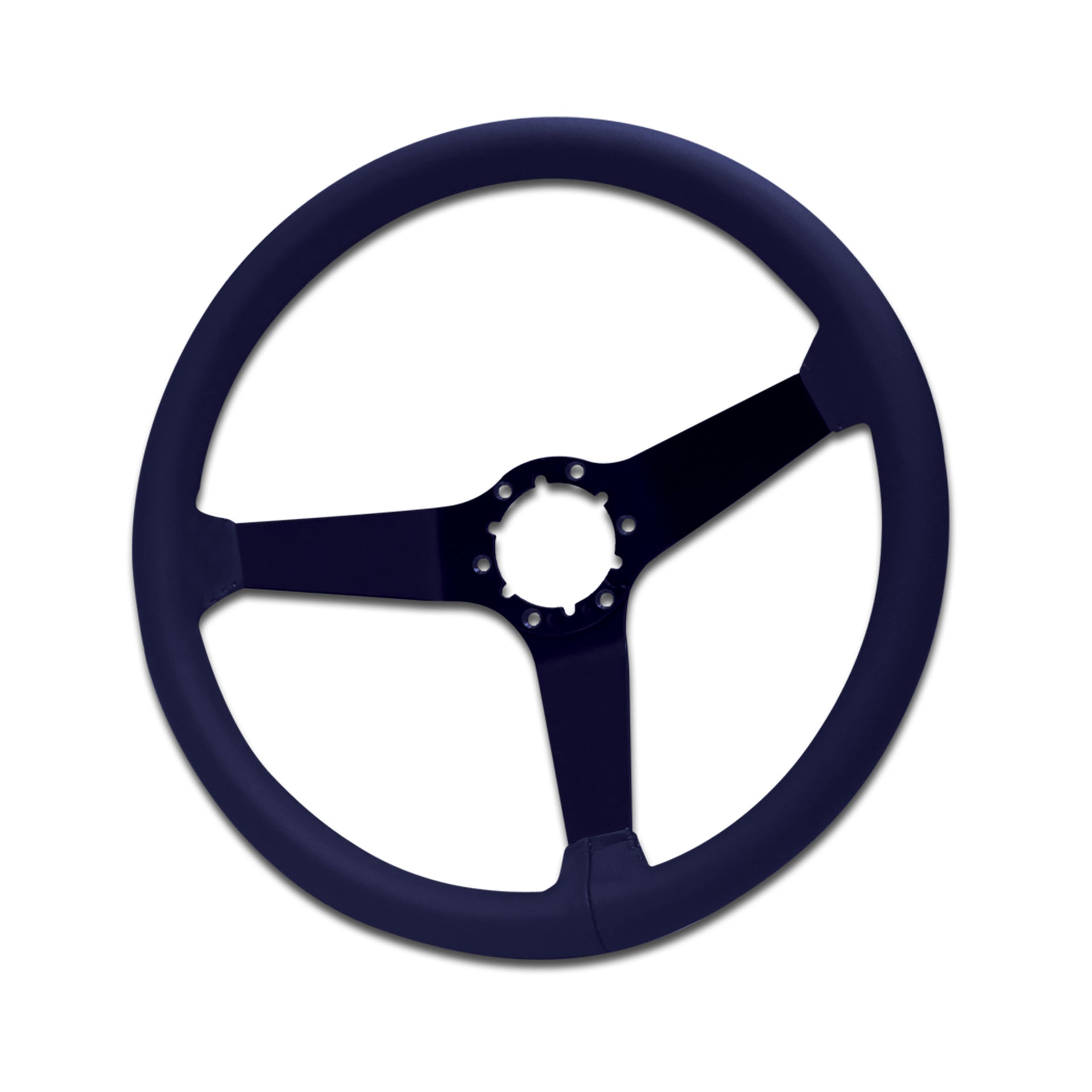1982-1982 Corvette Reproduction Steering Wheel - Dark Blue Leather W/Black Spokes - CA-X23946-Corvette-Store-Online