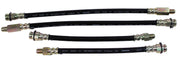 1963-1982 Corvette Brake Lines Rubber 4 Piece Set (Import) - CA-X2570-Corvette-Store-Online