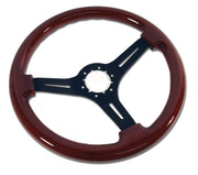 1968-1982 Corvette Mahogany Steering Wheel W/Black Spokes - CA-X2575-Corvette-Store-Online