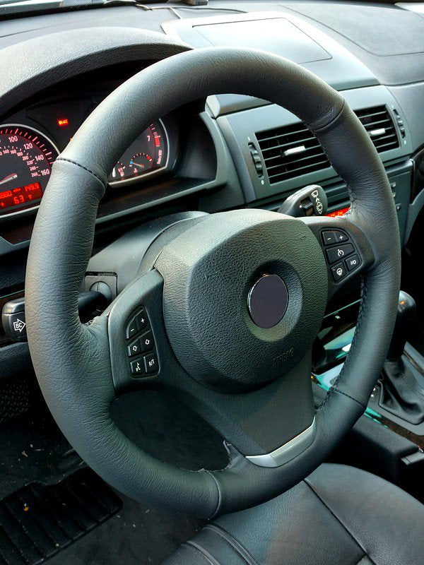 1999-06 BMW X5 steering wheel cover - 3-spoke v.2