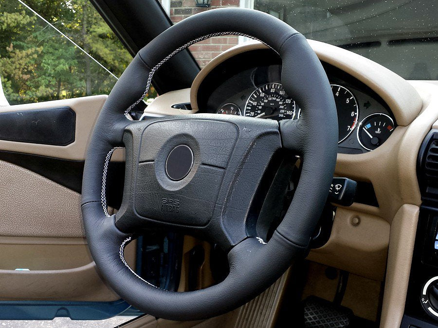 1988-95 BMW 5-series steering wheel cover - 4-spoke v.2