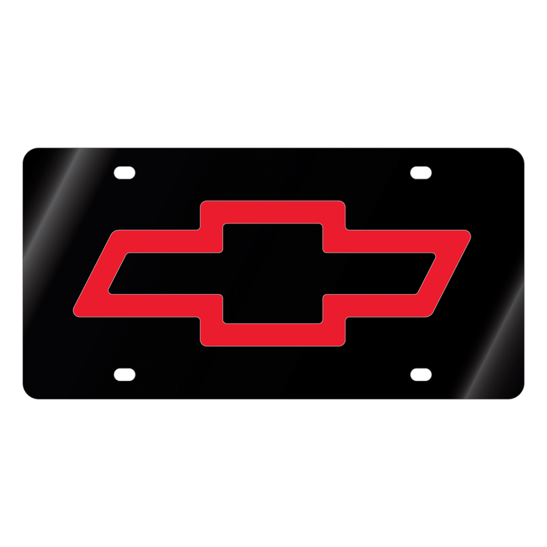 Chevrolet Bowtie Acrylic License Plate