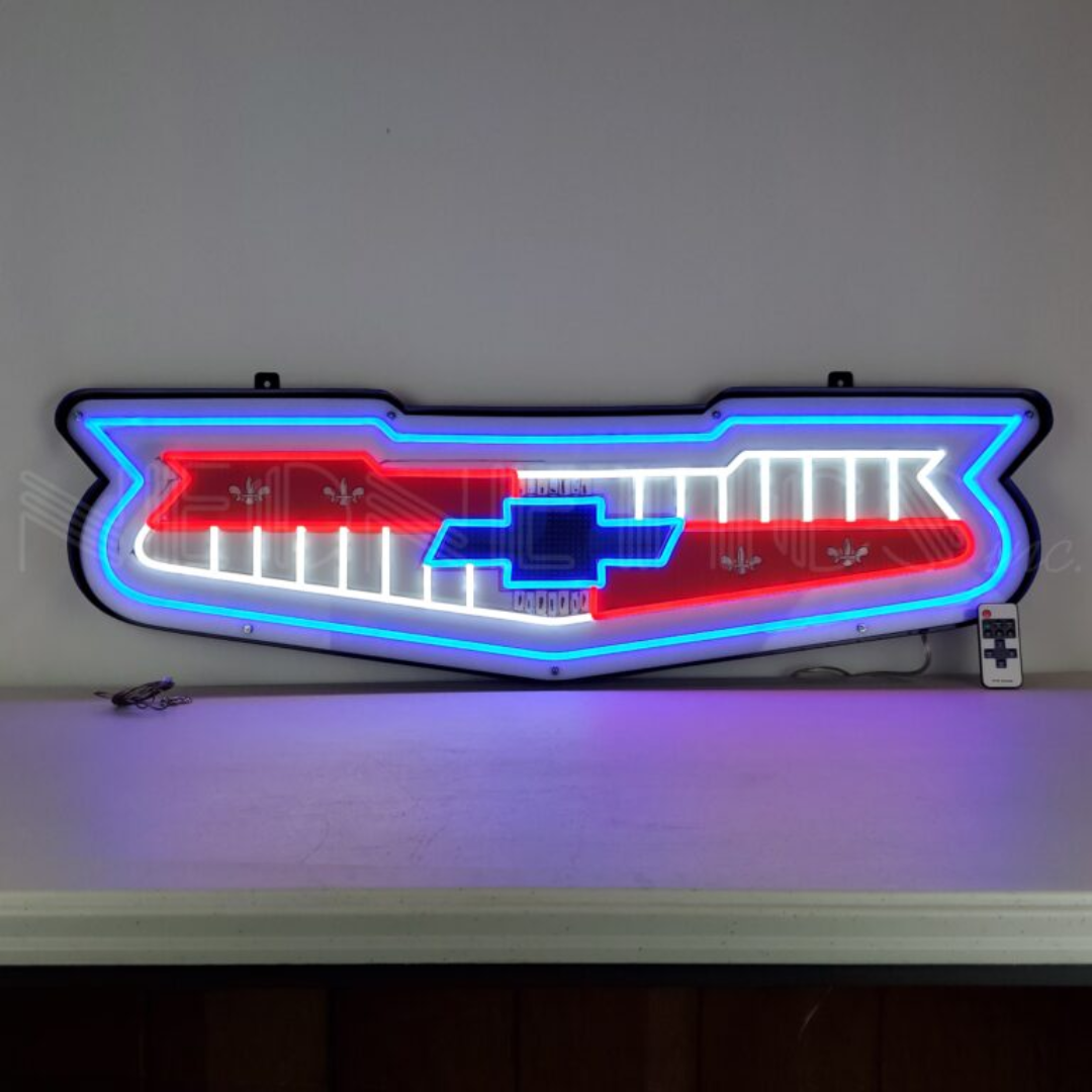 '57 Chevy Emblem Chevrolet Grill LED Flex-Neon Sign