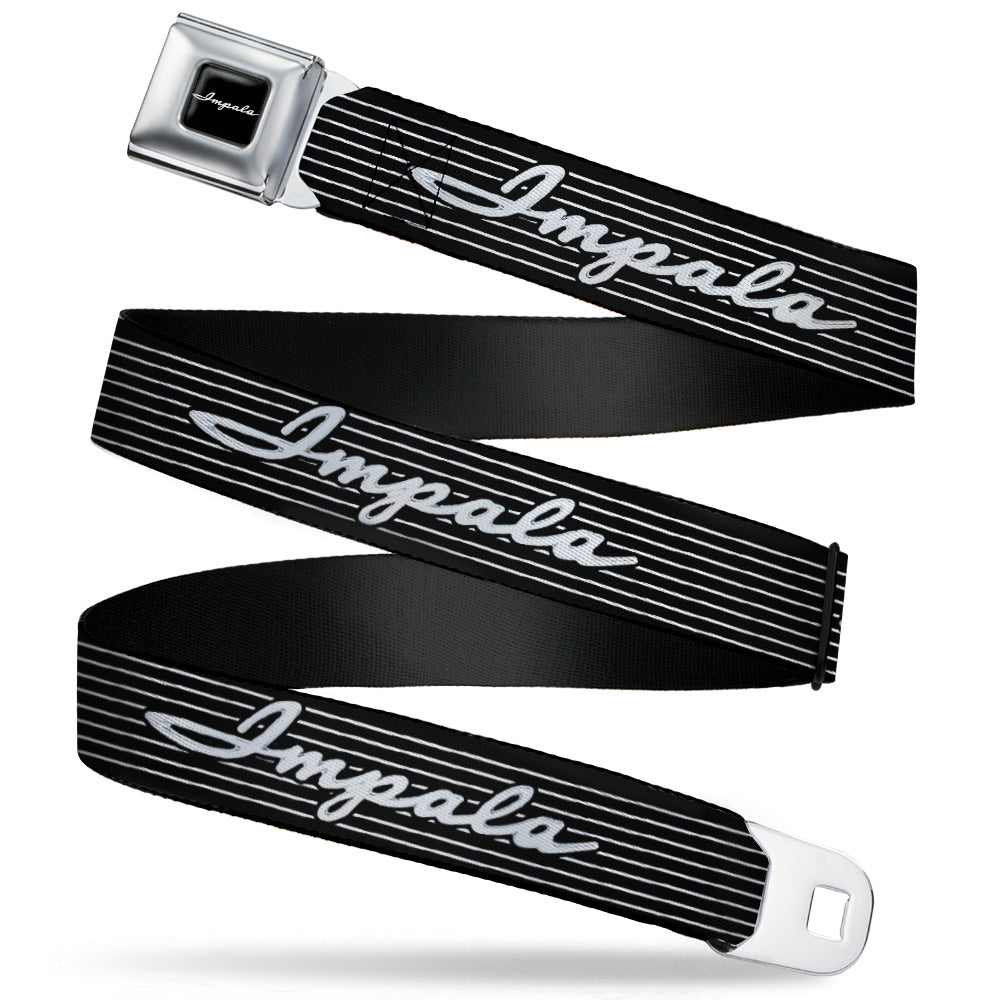 1962 Impala Script Emblem Striped Seatbelt Belt