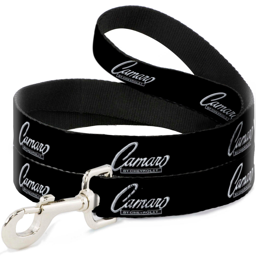 1969 Camaro Emblem Black & Silver Dog Leash