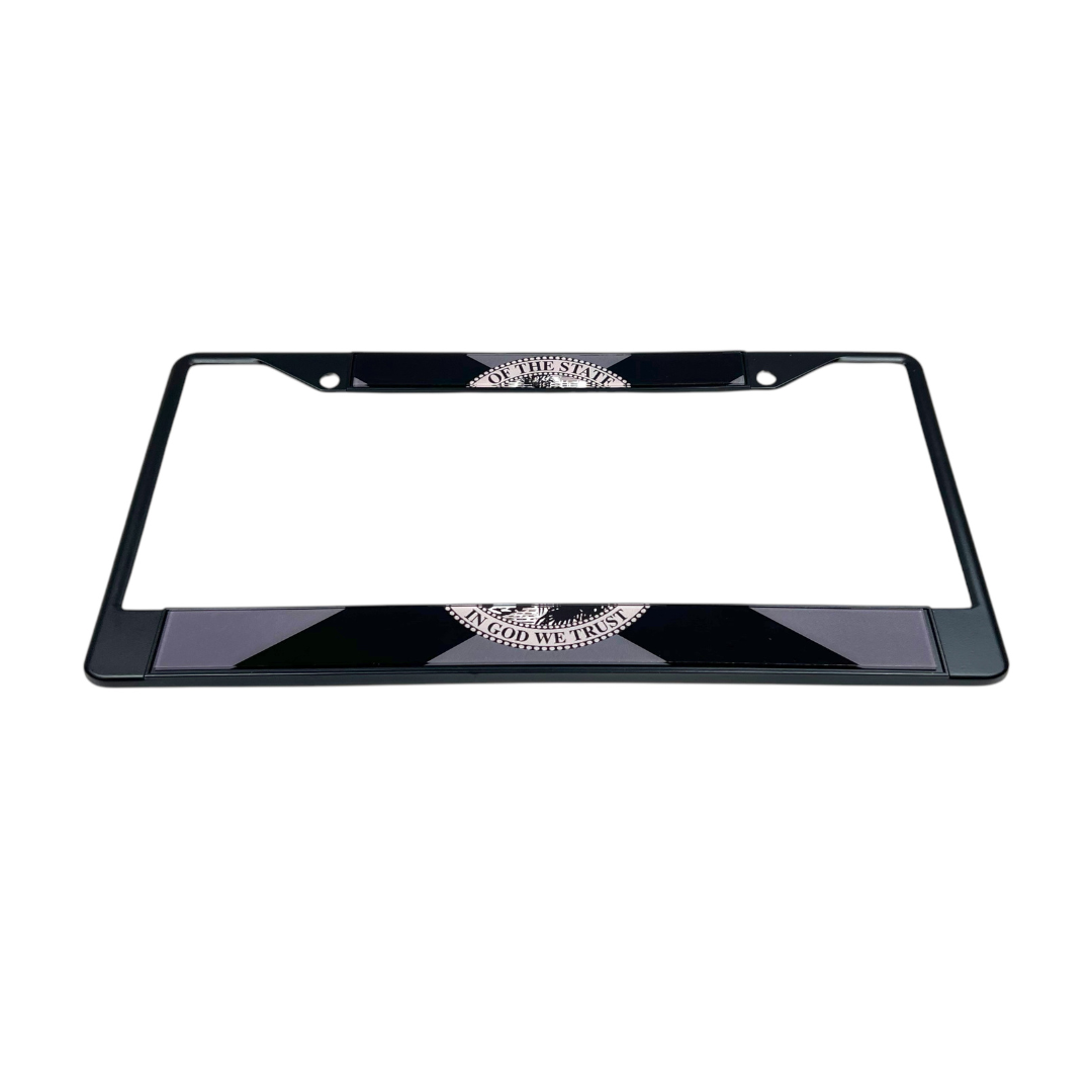 Florida Flag Blacked Out License Plate Frame