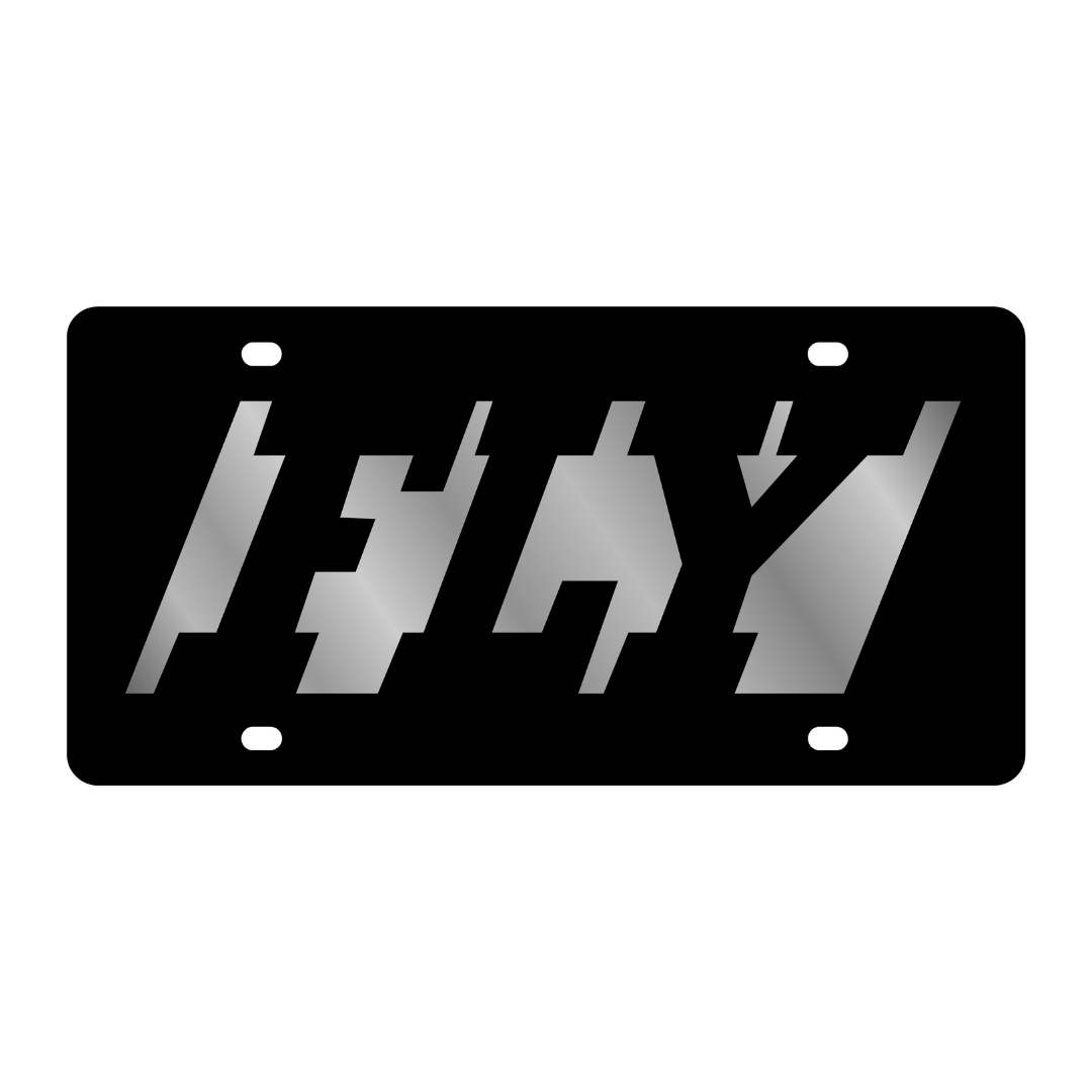 Fly Acrylic License Plate