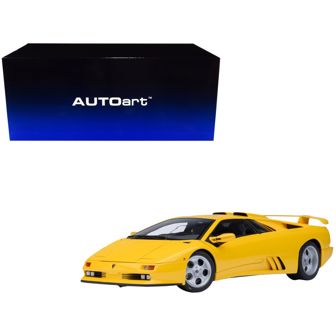 Lamborghini Diablo SE30 Jota Superfly Yellow 1/18 Model Car