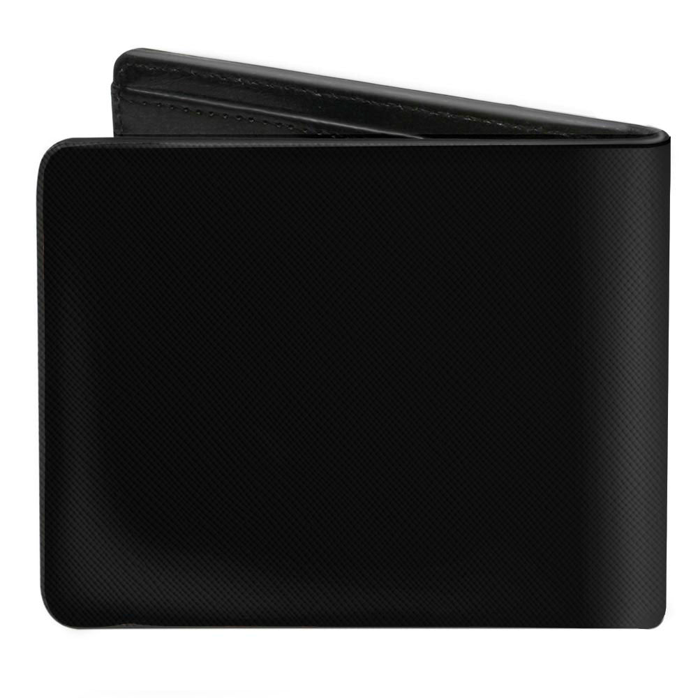 1962 Impala Script Logo Black & Silver Bi-Fold Wallet