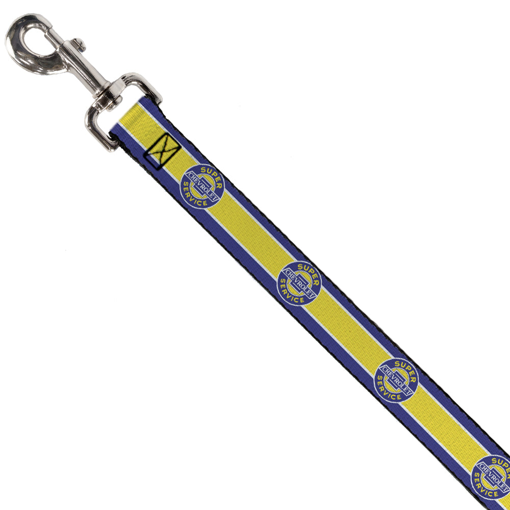 Chevrolet Super Service Yellow & Blue Dog Leash