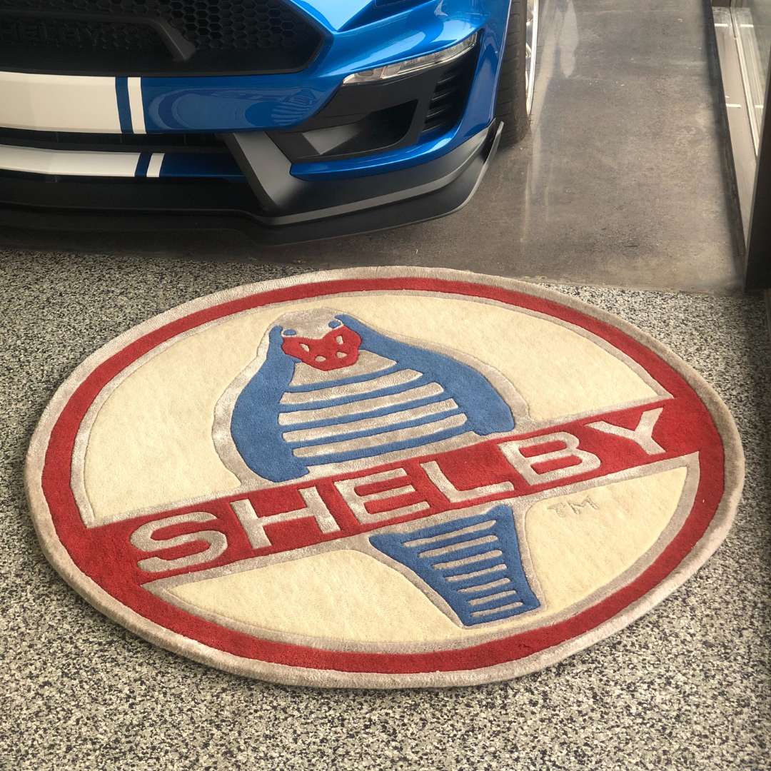 5' Official Shelby Logo Rug