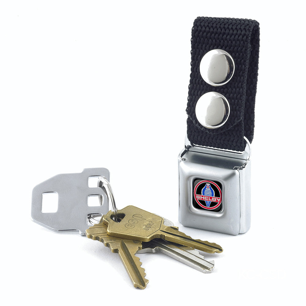 Shelby Cobra Logo Keychain