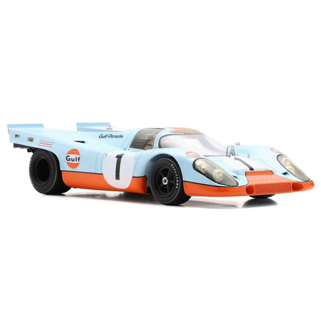 Porsche 917K #1 Jo Siffert - Brian Redman "J.W. Automotive Engineering" 2nd Place "24 Hours of Daytona" (1970) with Acrylic Display Case 1/18 Model Car