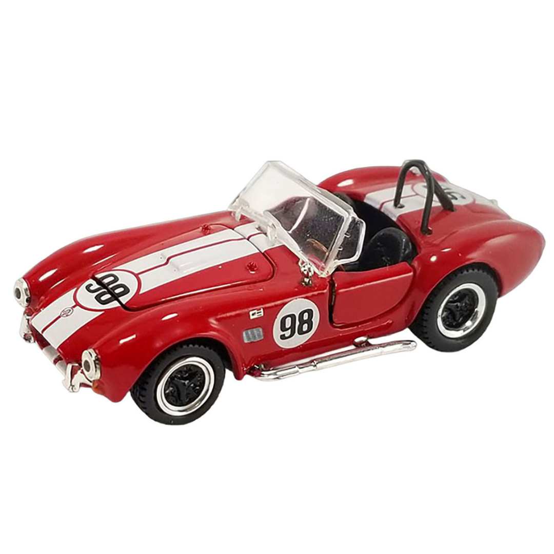 Shelby Cobra 427 S/C #98 Red with White Stripes "Shelby Collectibles" Series 1/64 Diecast Model Car