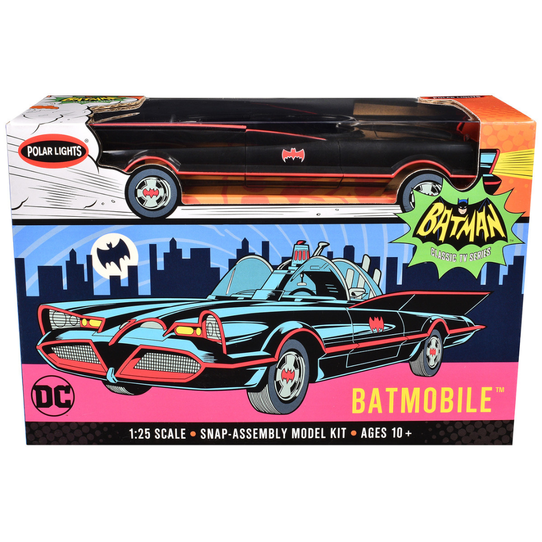 Skill 2 Model Kit Batmobile "Batman" (1966-1968) TV Series 1/25 Scale Model