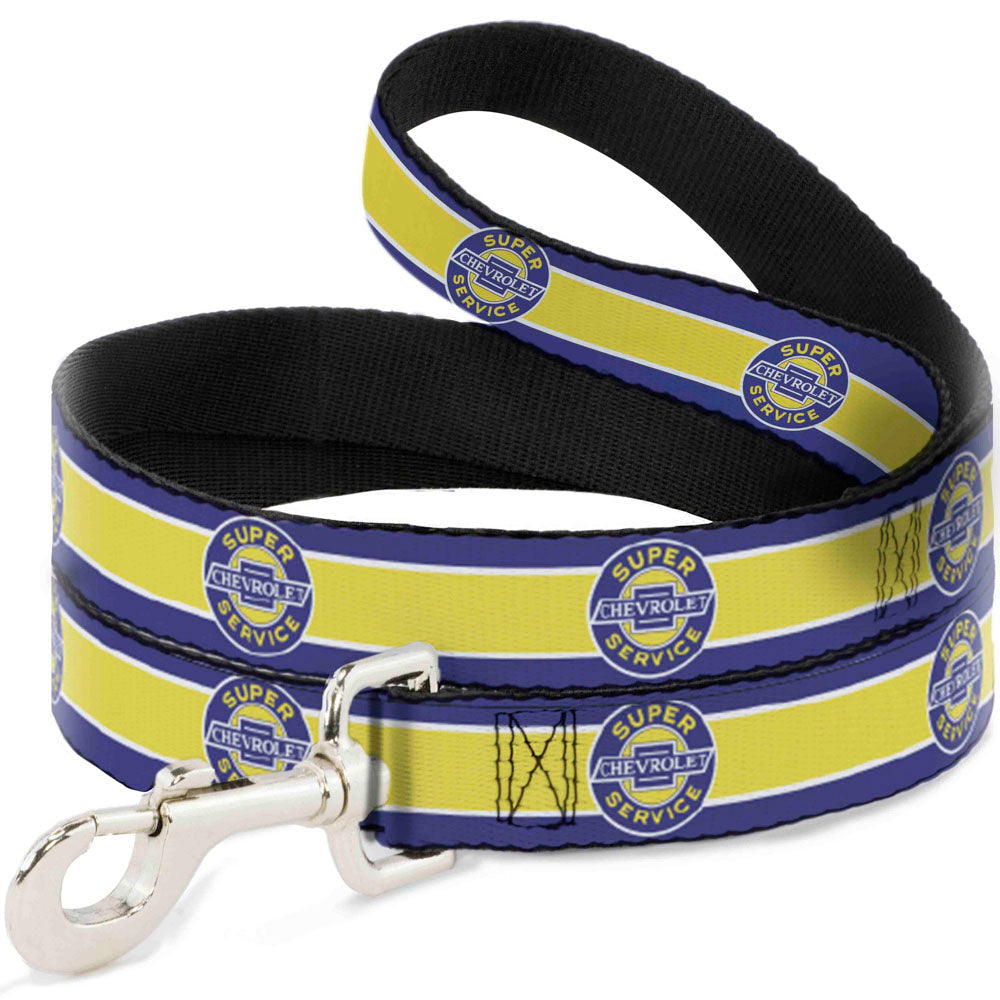 Chevrolet Super Service Yellow & Blue Dog Leash