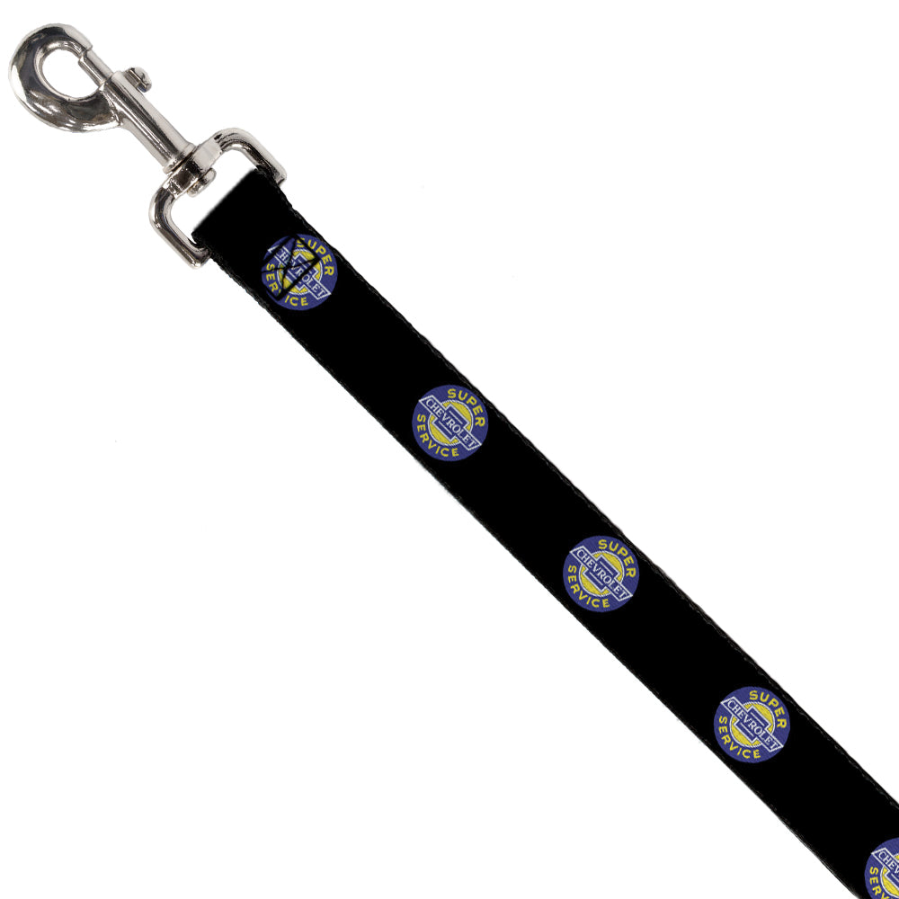 Chevrolet Super Service Logo Black Dog Leash