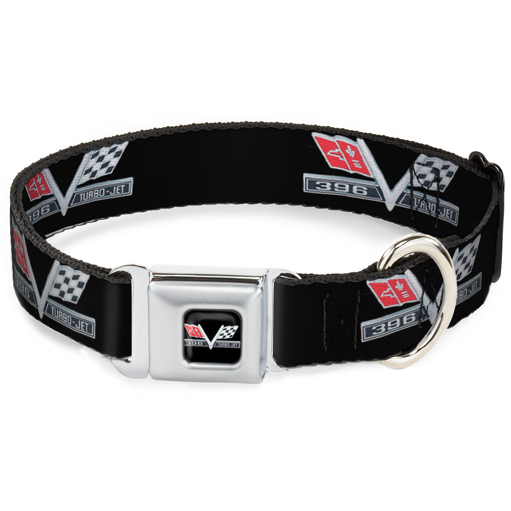 1967 Impala 396 Turbo-Jet V Emblem Seatbelt Buckle Collar